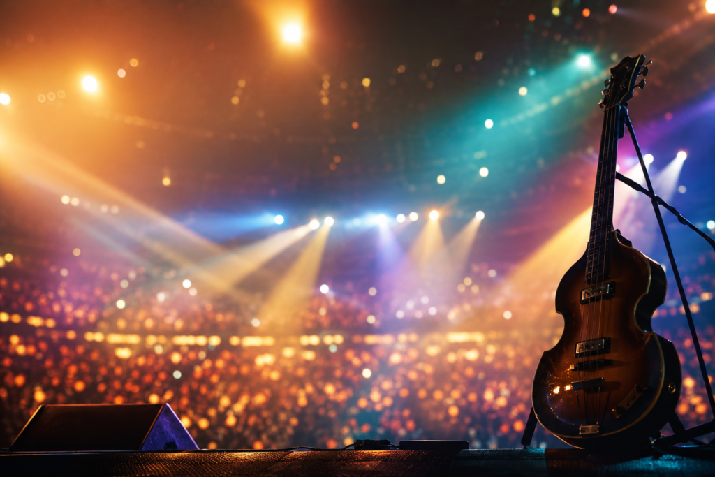ポール・マッカートニーのライブステージのイメージ