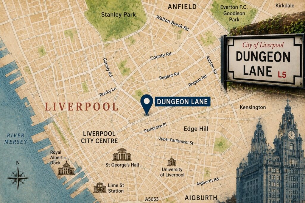ポール・マッカートニーゆかりの地、リバプールのDungeon Lane